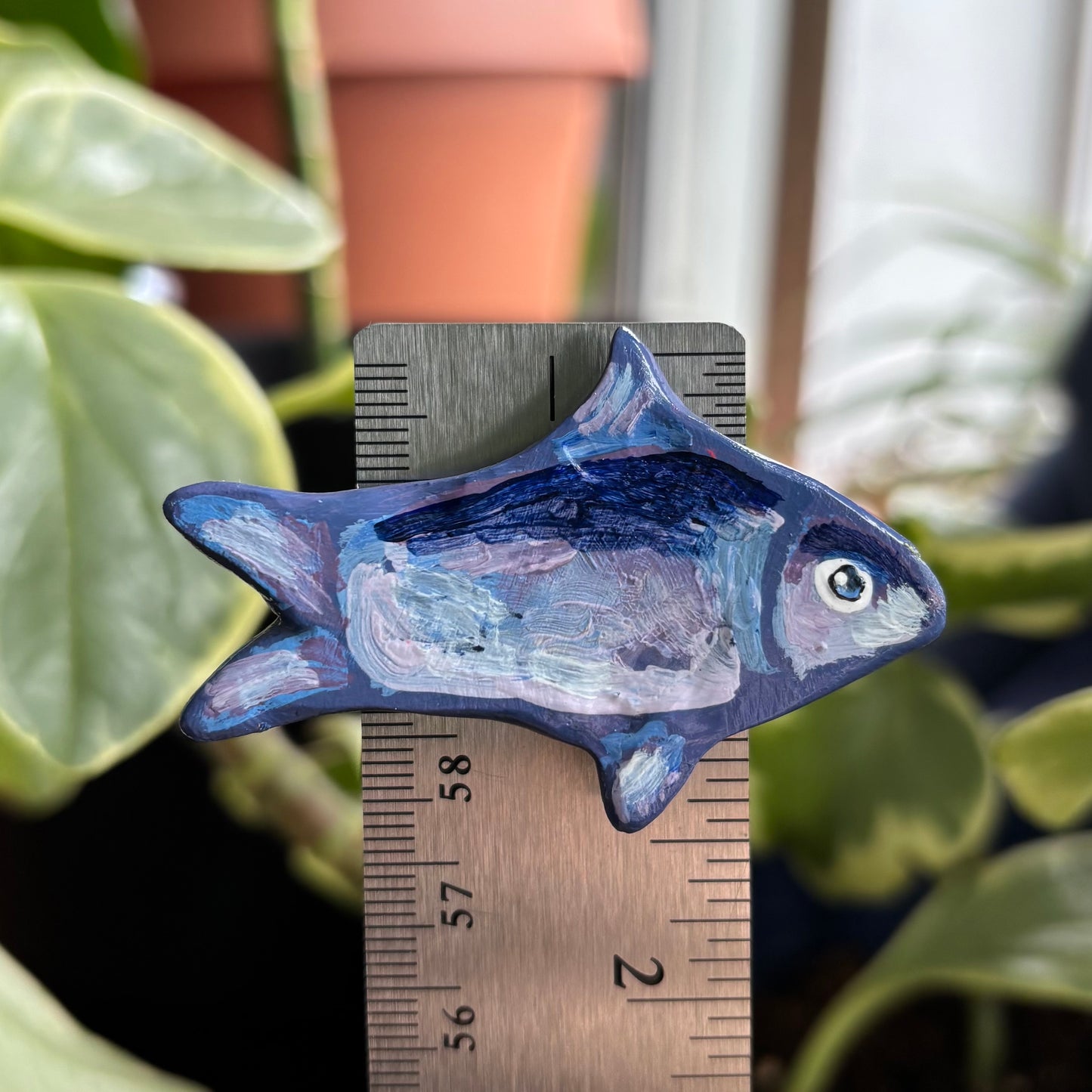 Blue Fish Magnet