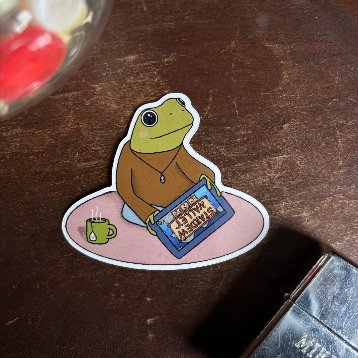 Stardew Frog Sticker