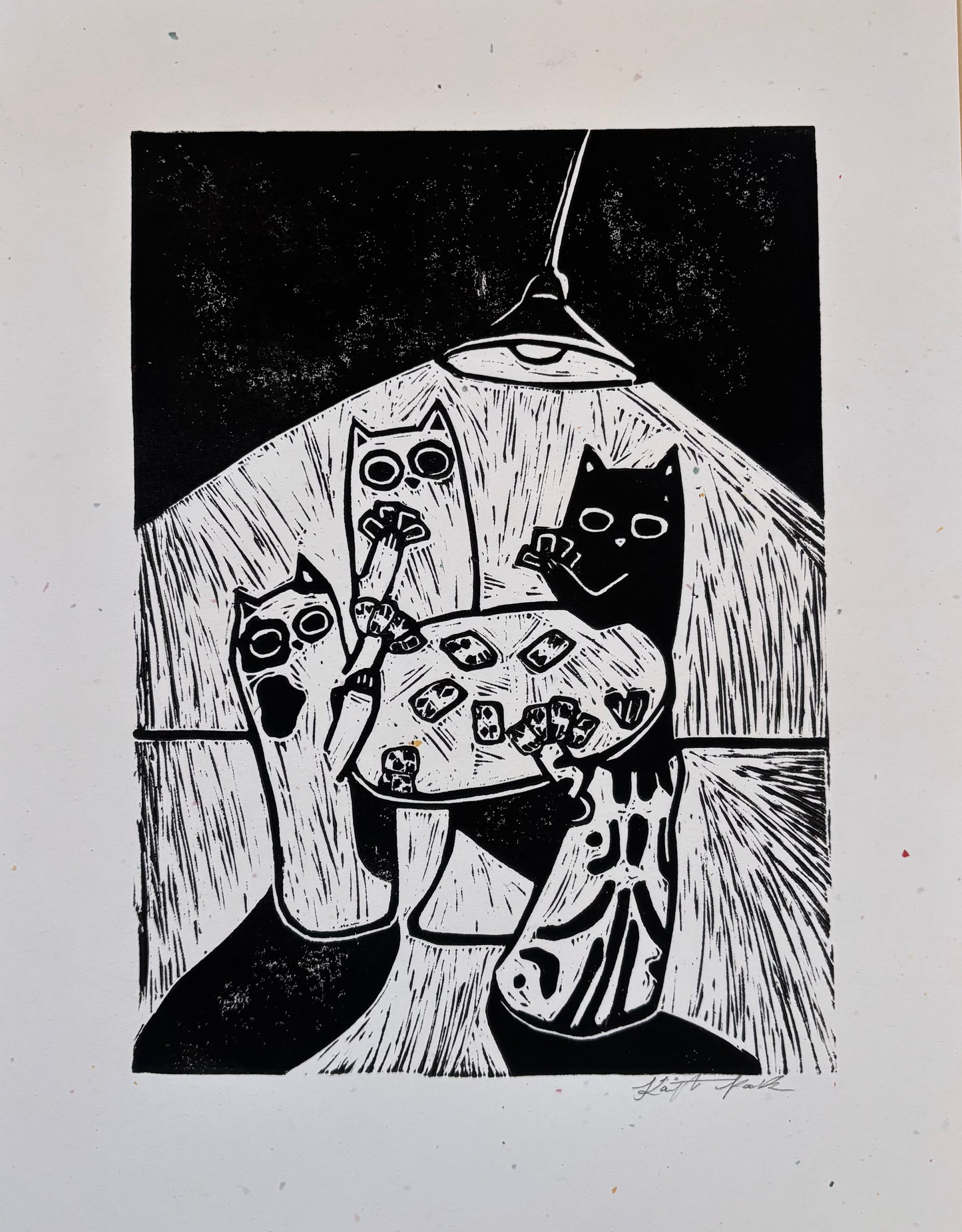 Cats Playing Euchre