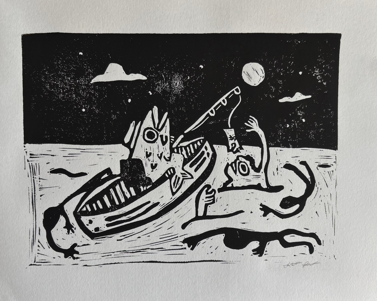 Gone Fishin’ Print