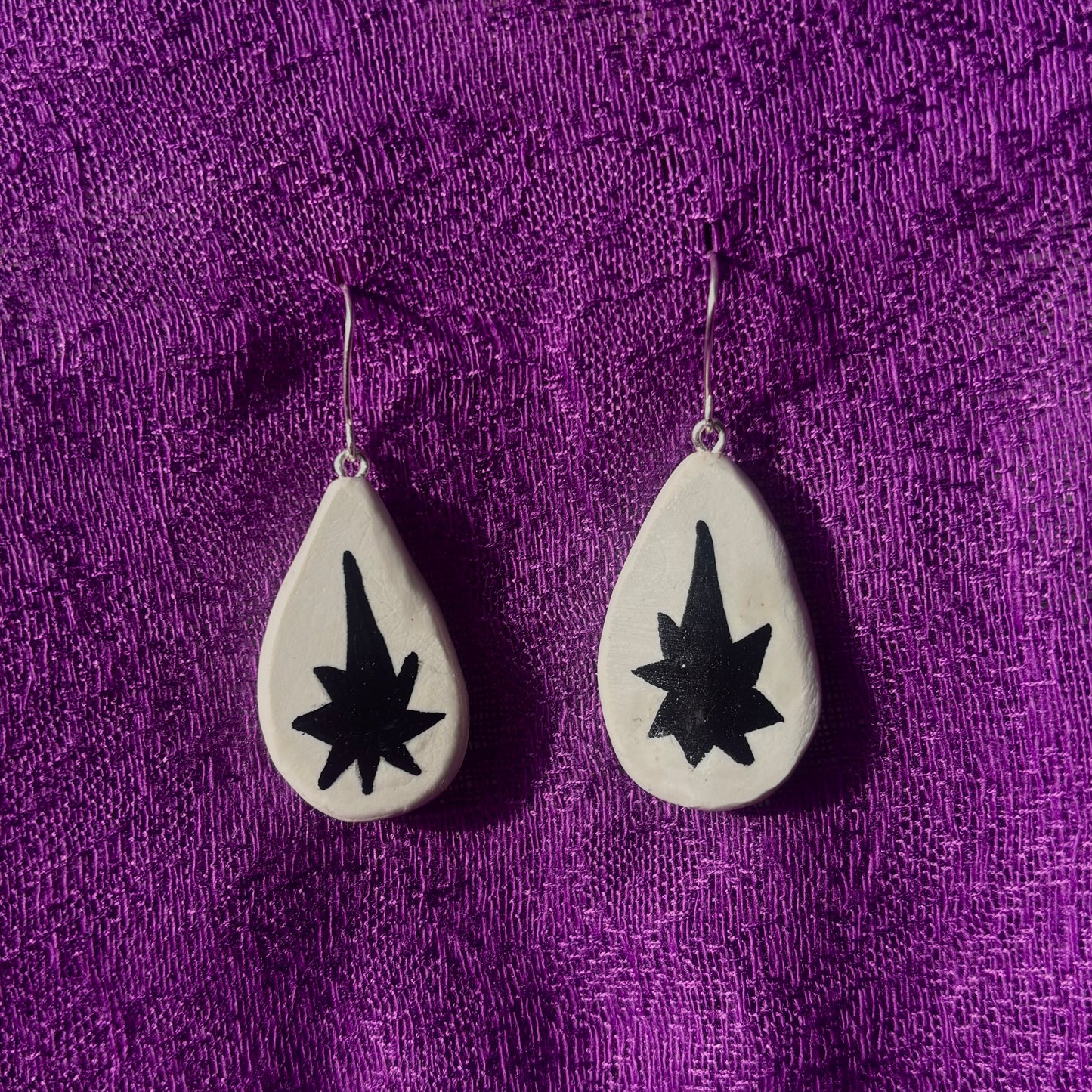 Star Clay Earrings