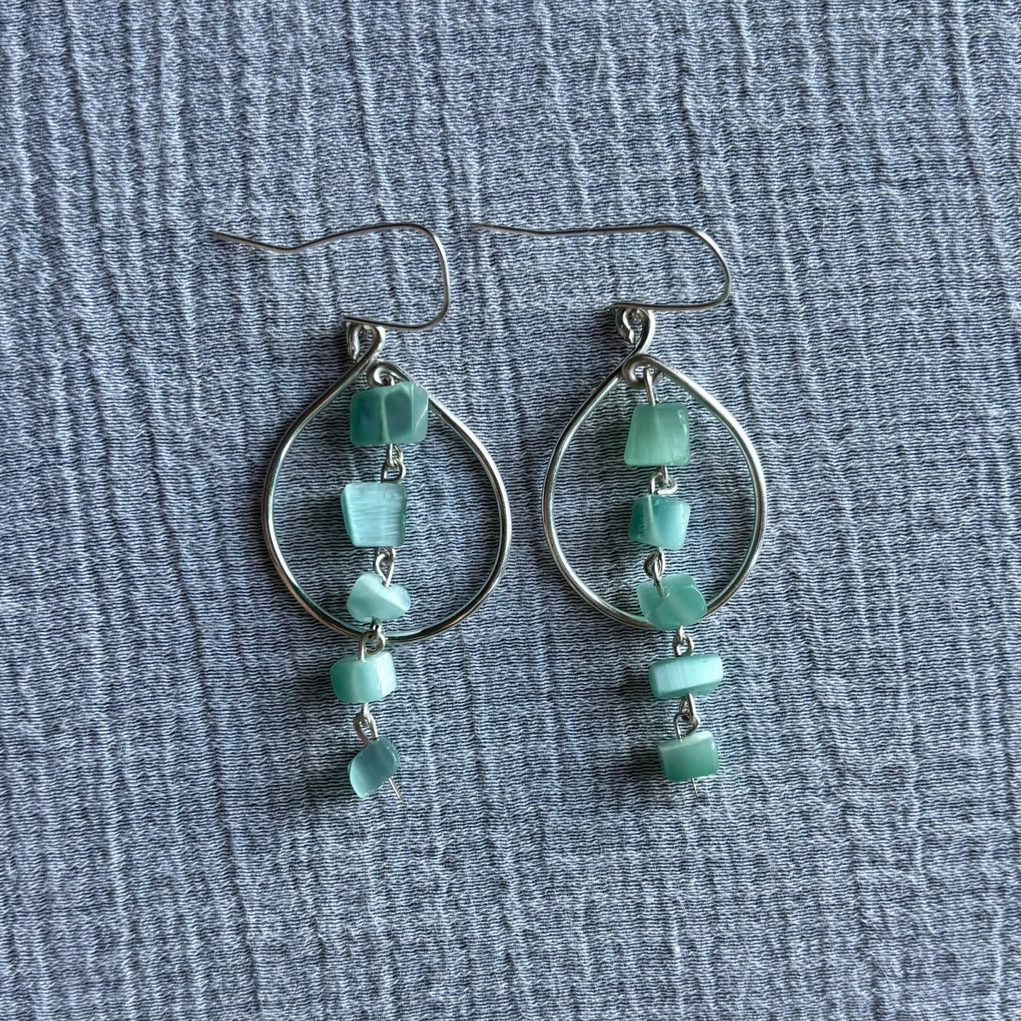 Gemstone Hoops