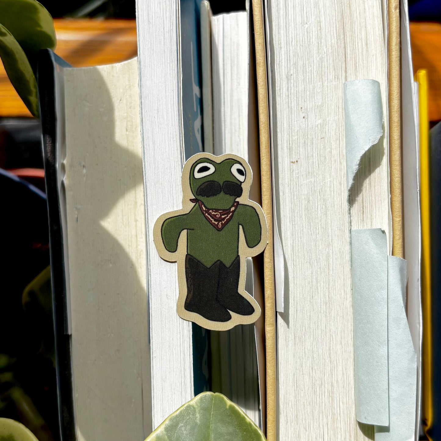 Bandit Frog Sticker
