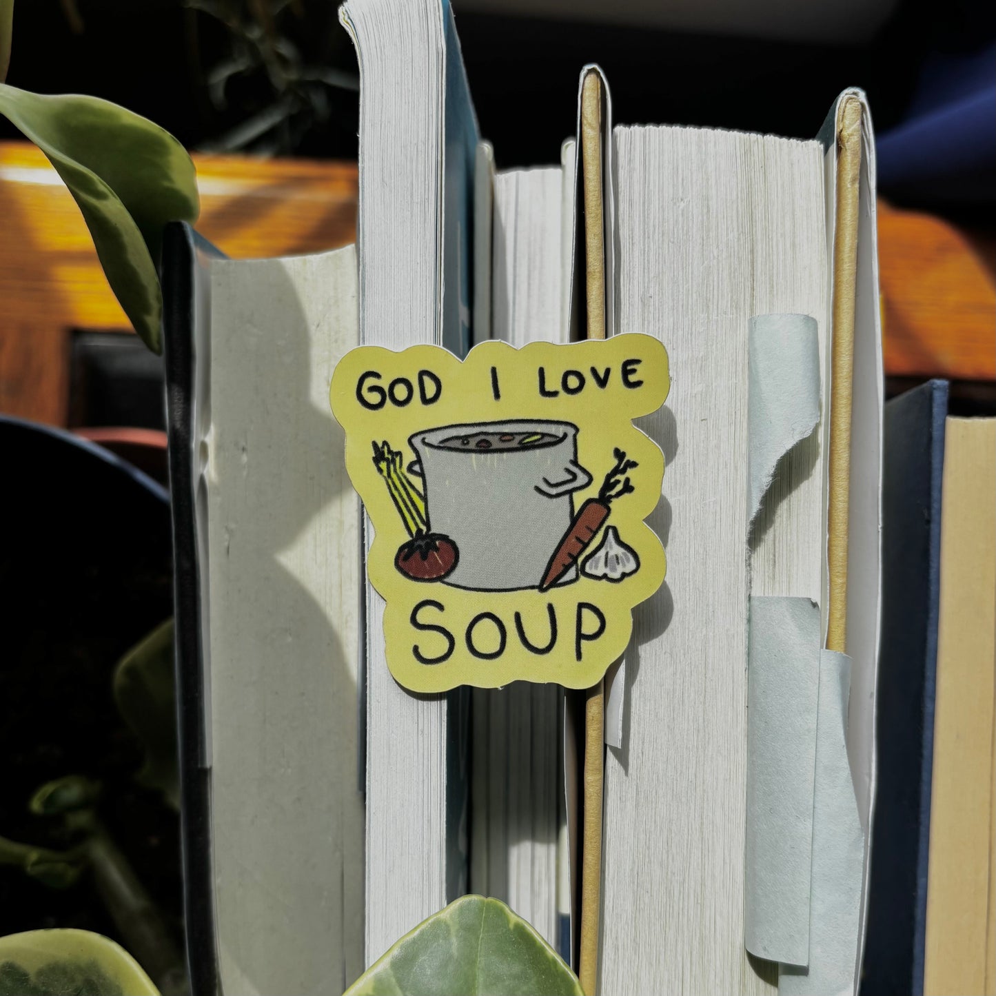 God I Love Soup Sticker