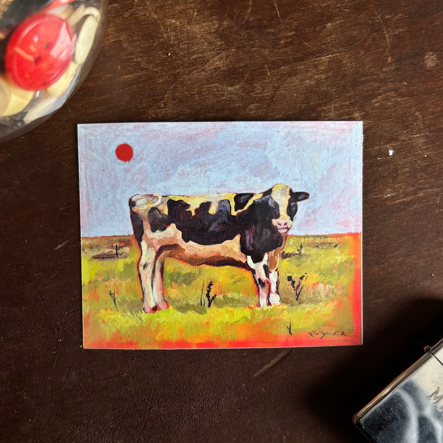 Cow Sticker
