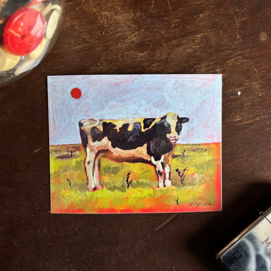 Cow Sticker