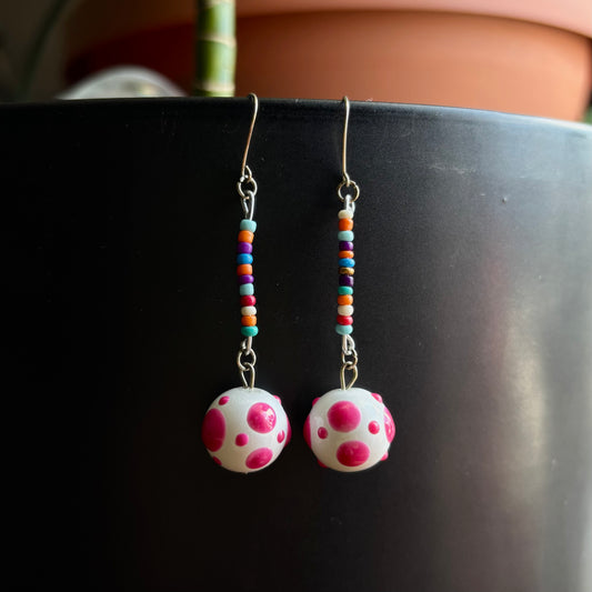 Silly Pink Dangles