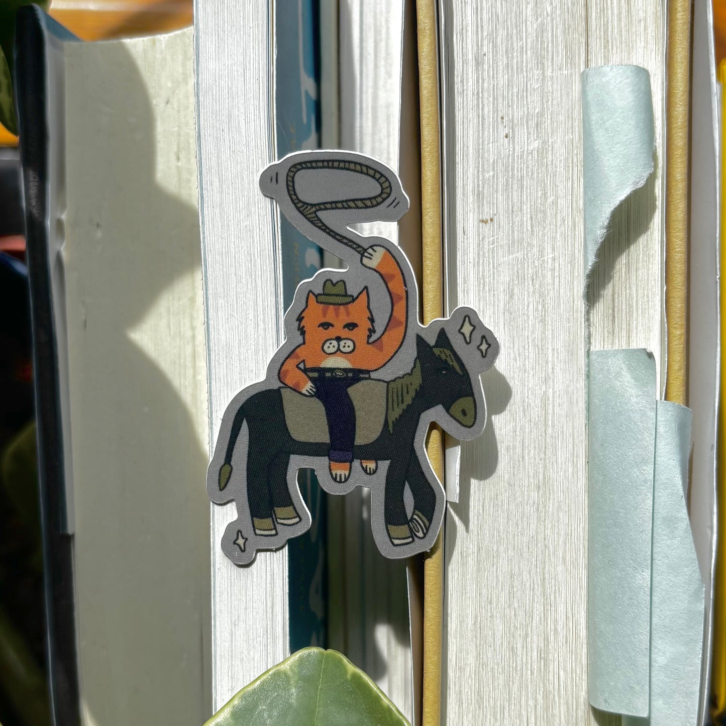 Cat Cowboy Stickers