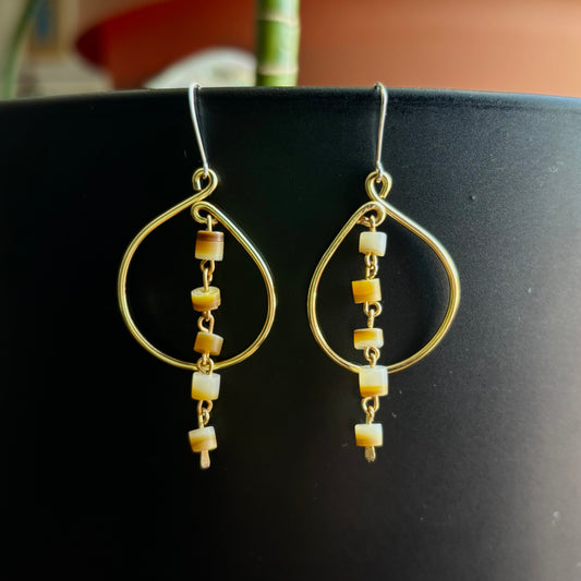 Gemstone Hoops