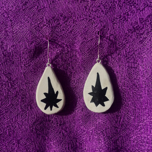 Star Clay Earrings