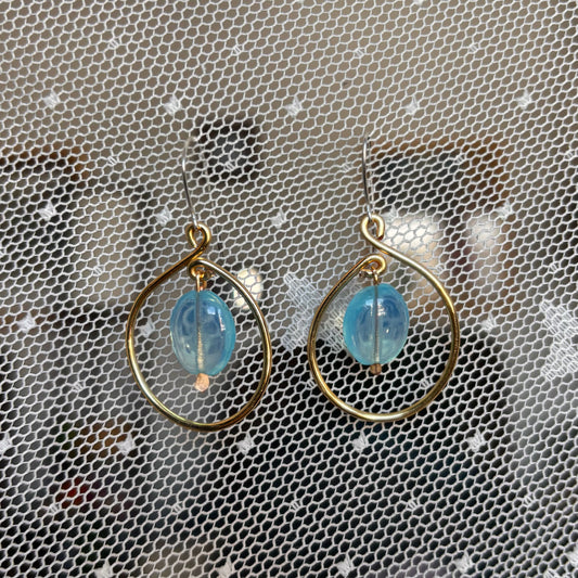 Iridescent Hoops